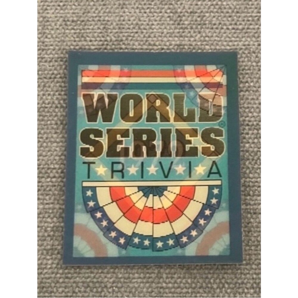 1991 Score 1972 World Series Trivia Card Baseball Card Trading Card